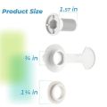 3Pack Replacement Drain Plug for Coolers, 1.5 Inch Shaft Length, Includes Gasket and Drain Cap. 