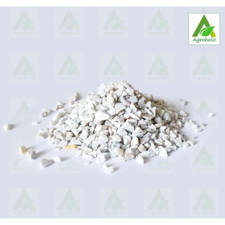 White Stone For Gardening, Aquarium and Others - 1 kg