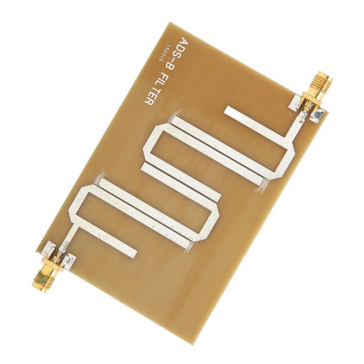ADS‑B Bandpass Filter Module Microstrip Board SMA Female 1‑1.2GHz Accessory