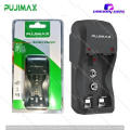 PUJIMAX 2 Slots AAA AA Battery Charger EU US BIS UK SAA Plug 1.2V Nimh Nicd Batteries Charger Rechargeable 9V Battery Charger. 
