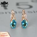 Carat Stud Earrings Sparkling Long Lasting Lightweight Dangle Earrings. 