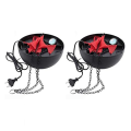 PDTYMWNG 2X 3D Fake-Fire Light,Hanging LED Flame Light,Artificial LED Silk Flame Stage Effect Light Realistic Campfire Lamp Prop.