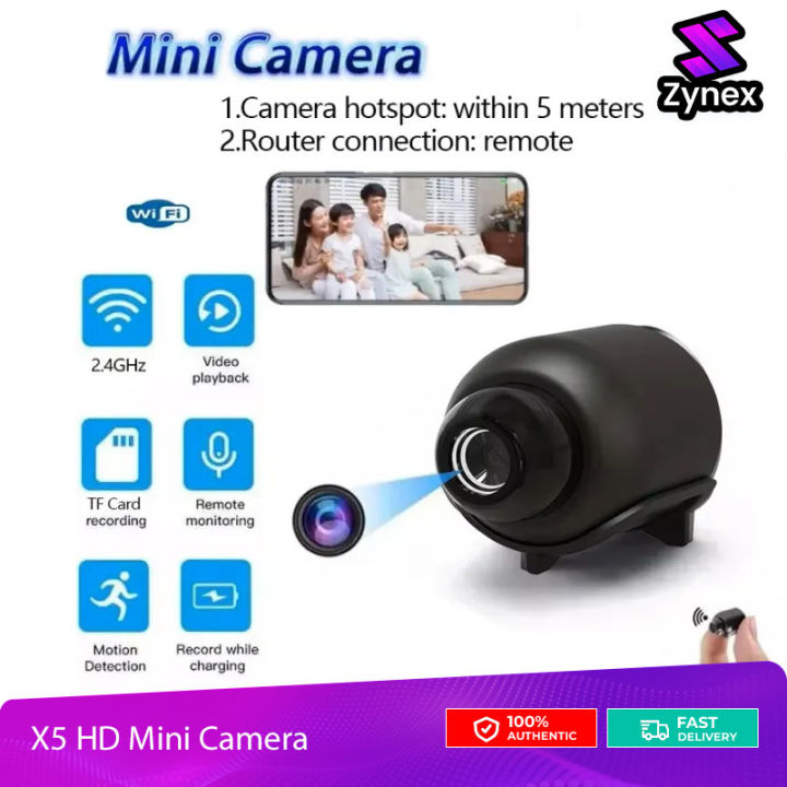 X5 HD Mini Camera WiFi Baby Monitor Indoor Safety Security Surveillance Camcorder IP Cam Audio Video Recorder Wifi Camera