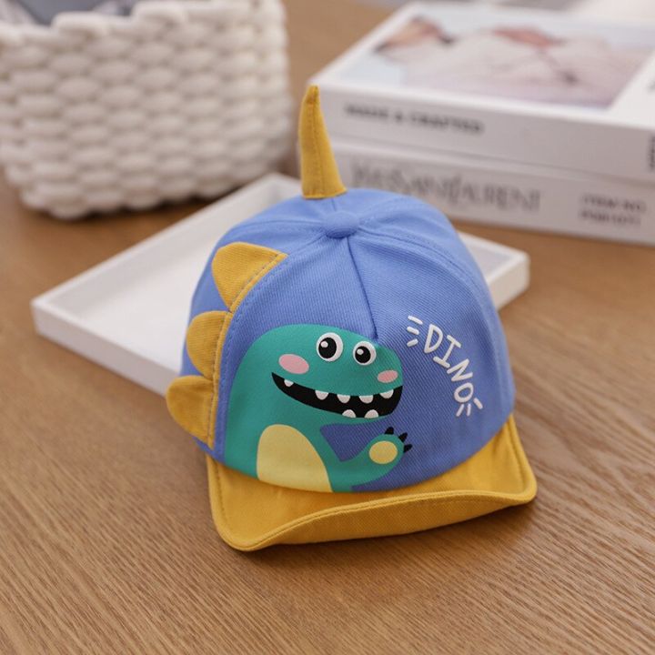 Cartoon%20Dinosaur%20Baby%20Baseball%20Caps%20Soft%20Brim%20Spring%20Baby%20Boys%20Girls%20Outdoor%20Sun%20Hats%20Infant%20Toddler%20Snapback%20Hat%20Cap%20-%20Image%202