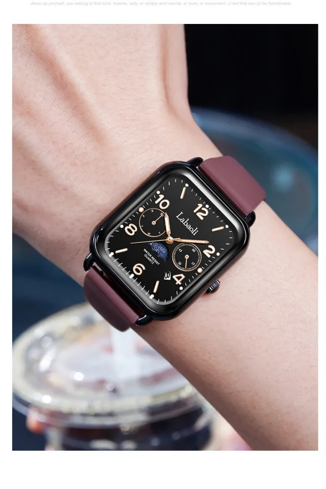 Tiktok Moon Phase Apple Watch Face New Large Dial Square Silicon