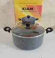 Kiam Nonstick Casserole with Glass Cover - 24cm.
