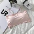 Comfortable Slim Belt Stylish Pad Removable Soft Tank Top Tube Teenagers Bra - One Piece - Ideal Bra For Girls. 