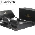 KINGSEVEN New Design Sunglasses For Men Polarized Gradient Women Sun glasses Semi-Rimless Square Half-Frame Retro Eyewear 2023.