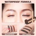 OCHEAL 2 In 1 Eyebrow Dyeing Cream 3 Colors Waterproof Tinted Long-lasting Eyebrow Stamp Pencil Pomade Makeup Cosmetics. 