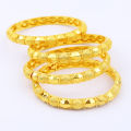 Luxury Dubai 24K Gold Color Bangles For Women Indian African Bracelets Charm Wedding Ethiopian Arabic Hand Jewelry Party Gifts.