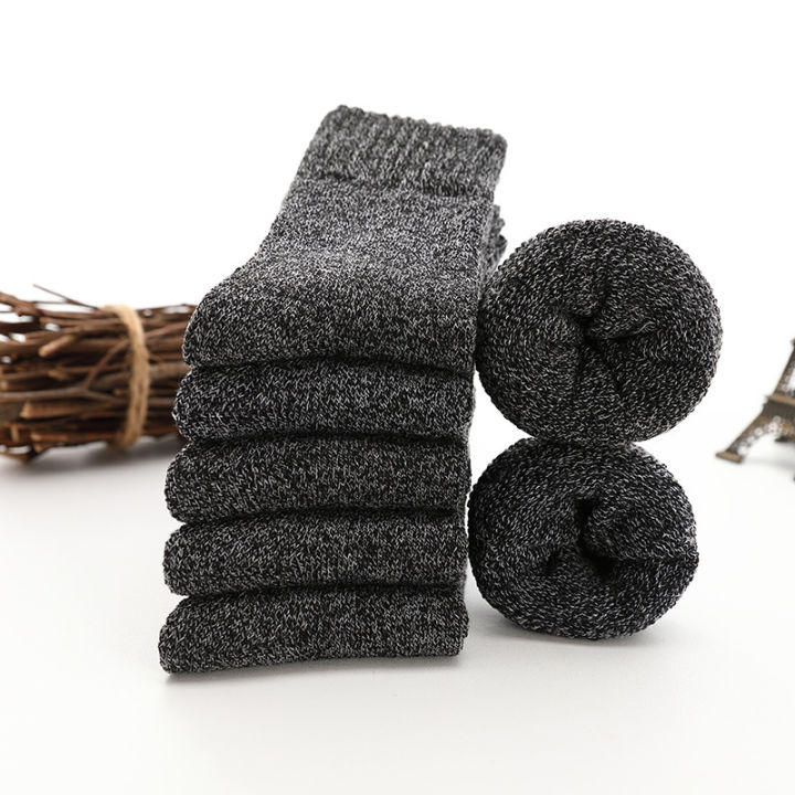 5pair%20Winter%20Thick%20Socks%20Men%20Super%20Thicker%20Solid%20Sock%20Striped%20Merino%20Wool%20Rabbit%20Socks%20Against%20Cold%20Snow%20Russia%20Winter%20Warm%20Sock%20-%20Image%207