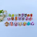 Random 10/20pcs 1-2cm littlest Pet Animal Shop With Base Doll Market Action Figures Cute Cat Dog Rabbit Model Kids LPS Small Toy. 