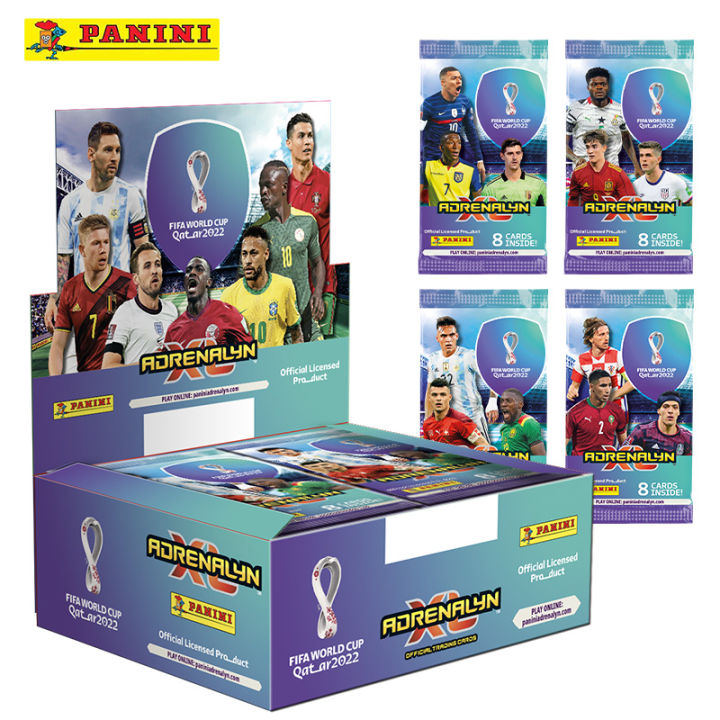 2022%20Panini%20Football%20Star%20Cards%20Box%20Qatar%20World%20Cup%20Soccer%20Star%20Collection%20Messi%20Ronaldo%20Footballer%20Limited%20Fan%20Cards%20Box%20Set%20-%20Image%202