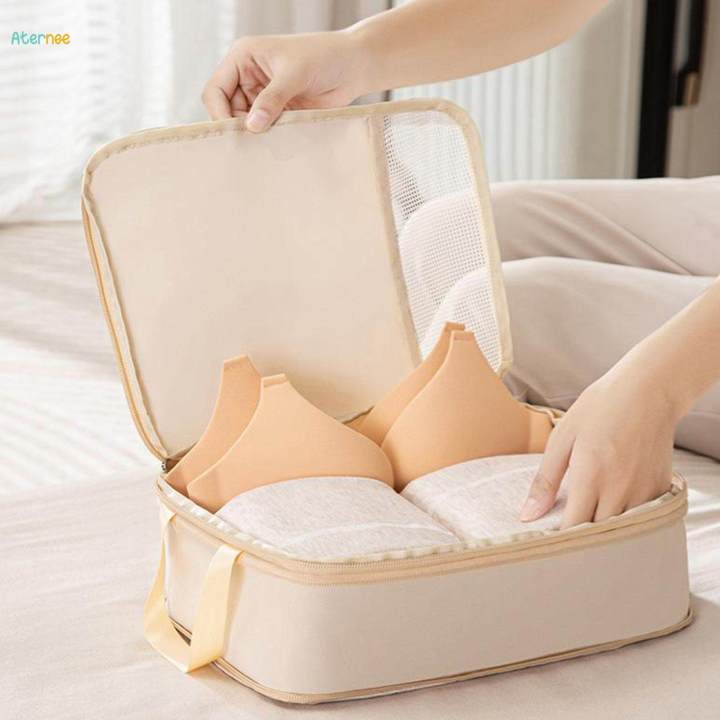 3 Pieces Compression Packing Cubes Set Expandable Packing Organizers