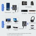 BT5.0 Bluetooth Adapter Wireless Audio Receiver and Transmitter Dual Function AUX 3.5mm Jack USB Dongle For Speaker Headset Car. 
