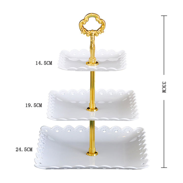 33x24.5cm(13x9%60%60)%20Three-layer%20Cake%20Dessert%20Cookies%20Tray%20Wedding%20Birthday%20Party%20Decoration%20-%20Image%207