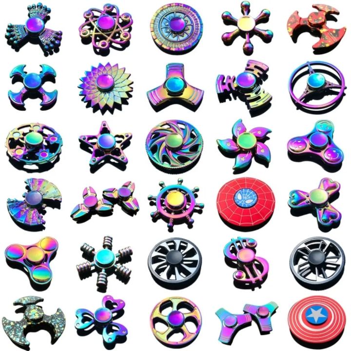 Metal Fidget Spinner Full metal body multi color