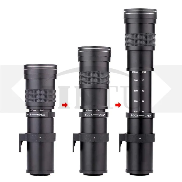 JINTU%20420-800mm%20Super%20Telephoto%20Lens%20Fit%20for%20Sony%20A-mount%20Alpha%20A100%20A200%20A900%20A850%20A550%20A77%20A580%20A350%20Alpha%20Series%20DSLR%20Camera%20-%20Image%203