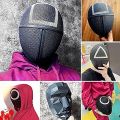 Squid Game Mask 2021 TV Role-playing Costume Party Accessories Halloween Props.