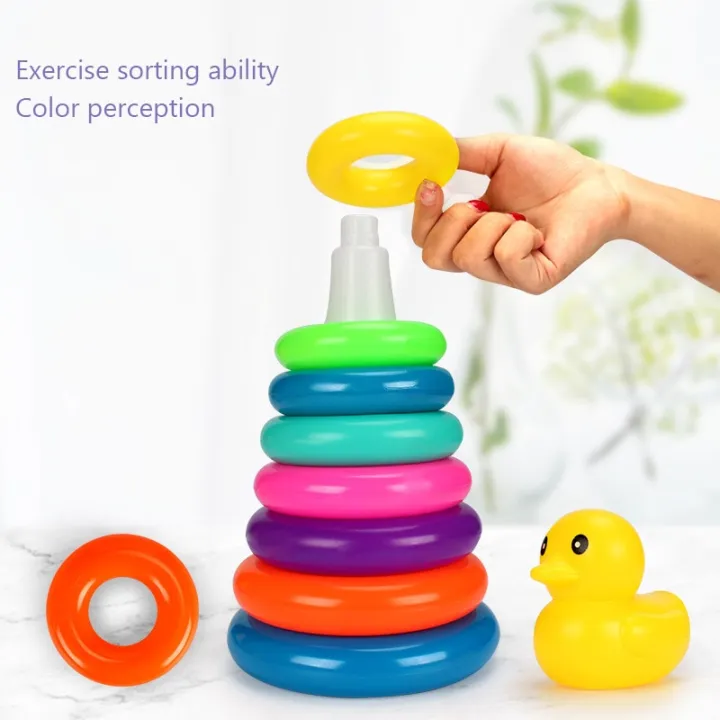 Children's%20Little%20Yellow%20Duck%20Rainbow%20Tower%20Stacking%20Circle%20Baby%20Early%20Childhood%20Education%20Puzzle%20Ring%20Montessoris%20Toy%20Kids%20-%20Image%207
