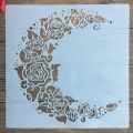 Stencil for Wall & Fashion Painting Template 10in by 10in.. 