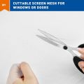 EROCACA White Magnetic Window Mosquito Net DIY Mesh Tulle Invisible Screen Fiberglass Curtain Customize Anti Insect Fly Flies. 