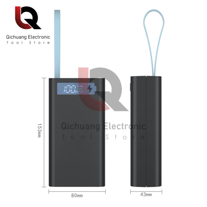 12Pcs%2018650%20Battery%20Solderless%20Power%20Bank%20Case%20DIY%20Battery%20Storage%20Boxes%20With%20LED%20Lights%20Detachable%20Push-pull%20Power%20Bank%20Kit%20-%20Image%206