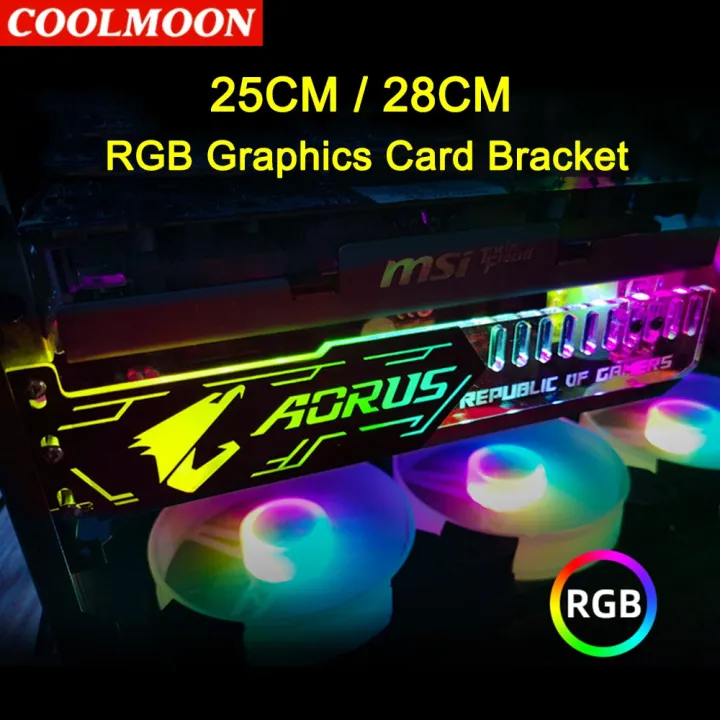 Coolmoon%20RGB%20LED%20Light%20Graphics%20Card%20Brket%2025cm/28cm%205V%20Small%204PIN%20GPU%20Suprt%20VGA%20Holder%20for%20Computer%20Chassis%20PC%20-ROG28CM%20w%20Music%20-%20Image%203