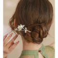 Retro Chinese Style Tassel Hair Clip For Women Hair Stick Pins Flower Handmade Hairpins Charm Jewelry Accessories Hair Ornaments. 