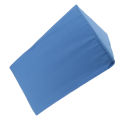2pcs White Blue Foam Bed Wedge Pillow Elevation Cushion + Cover Back Support. 