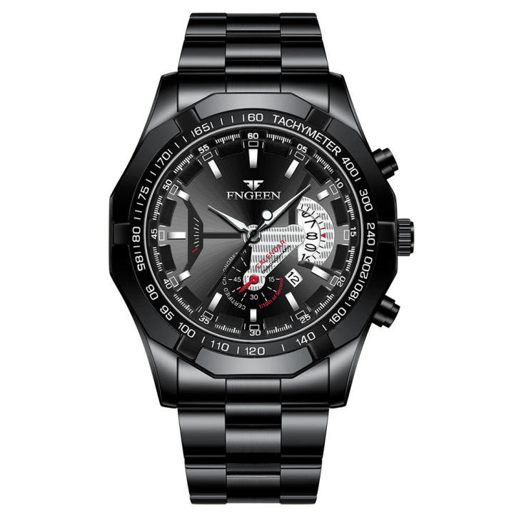 Men's%20Stainless%20Steel%20Quartz%20%2022mm%20%20Analog%20Luminous%20Business%20Watch%20%20with%2043mm%20Glass%20-%20Image%203
