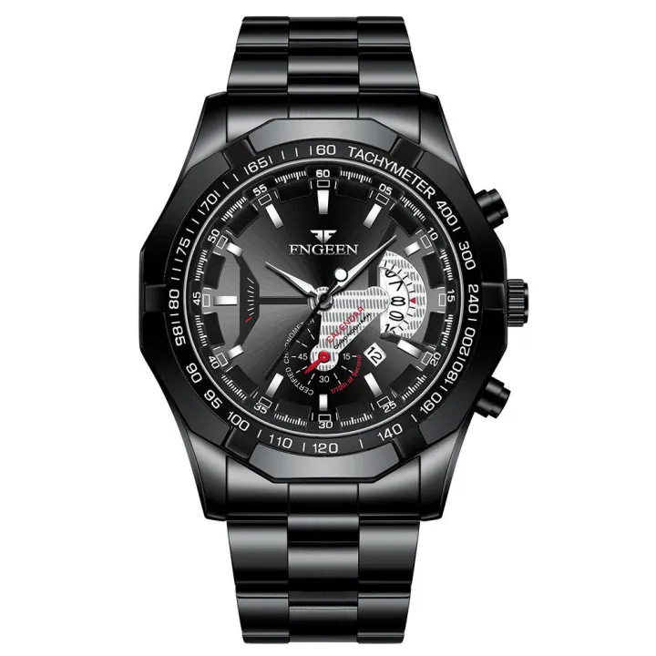 Men's%20Stainless%20Steel%20Quartz%20%2022mm%20%20Analog%20Luminous%20Business%20Watch%20%20with%2043mm%20Glass%20-%20Image%203