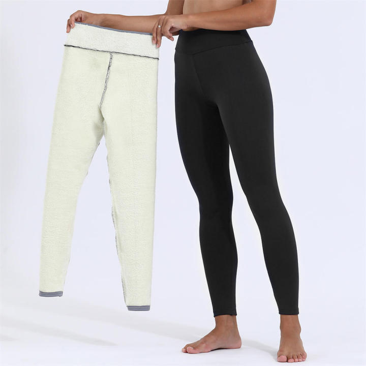 New%20Thick%20wool%20pants%20Stylish%20Women's%20Thermal%20High%20waist%20pants%20Velvet%20Winter%20Elastic%20pants%20for%20Outdoor%20activities%20Daily%20wear%20Cold%20weather%20Winter%20sports%20Casual%20occasions%20-%20Image%205
