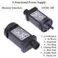 AC 220V To 31VDC 6W 8 Functional SELV LED Lamp Driver AU Plug Switch Adapter IP44 Waterproof Laser Lighting Europe Power Supply. 