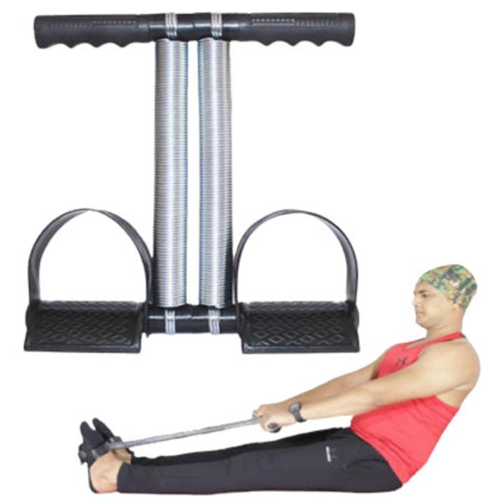 Double Spring Tummy Trimmer Abs Exerciser Waist Trimmer for Men Women Fitness Equipment Gym Daraz .bd