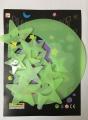 Night Glow Fluorescent Moon Stars ( Green ) 20 pcs pack - Wall Sticker - Wall Sticker. 