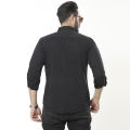 Black Denim Jeans Shirt for Men Collection by Fine Tex Clothing.