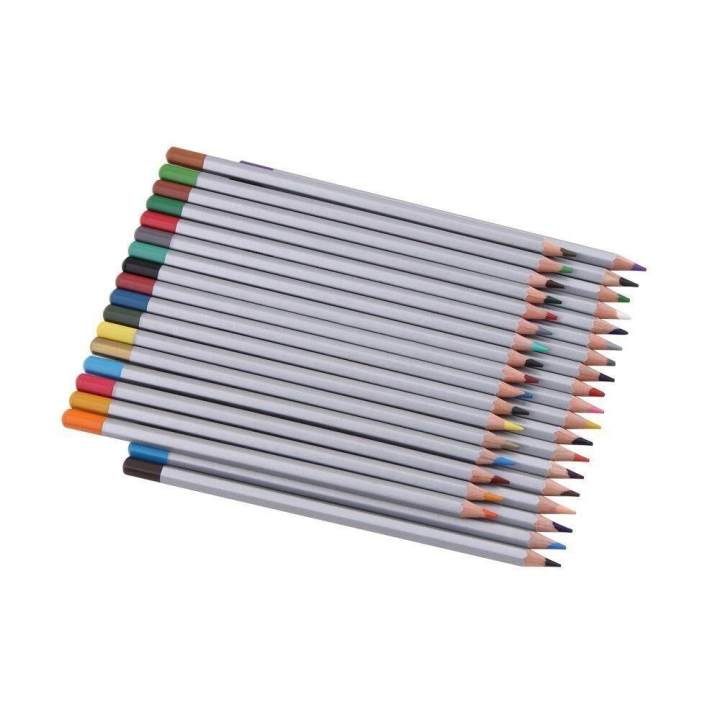 36-Color Marco Profesional Oil Soft Core Premier Assorted Colored Pencils Scholar Homework Wooden Sharpened Drawing Writing Sketching Painting Watercolor Art Pencils Great Gift