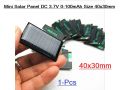 40x30mm Mini Solar Panel 40x30mm DC 3.7V 0.15W 30mA Solar Cells Standard Epoxy Polycrystalline Silicon DIY Solar Lamp Battery Toys Phone Chargers Solar Panel. 