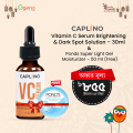 Caplino Vitamin C Serum + Light Moisturizer Combo - [30ml/50ml]. 