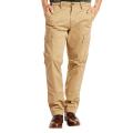 Tan Twill Gaberdine Pant For Men.