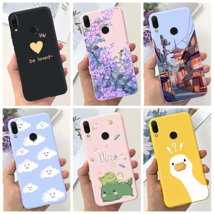 For Huawei Y9 Prime 2019 Case STK-L21 STK-LX3 Soft Silicone Phone Back Cover on Huawei Y9s STK-L22 Funda Y 9 Y9Prime 2019 Bumper