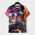 New Grand Theft Auto Ⅴ Tops Cool Game GTA5 T Shirt Men Women Fashion Summer Short Sleeve Graphic GTA V Tee Streetwear Clothes. 