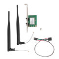 BCM4323 WiFi Card 300Mbps 2.4G 5G Dual Band Built in 9 Pin USB Wireless Network Card Adapter with Dual Antenna for PC.