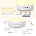 Baby Sound Machine White Noise Machine with Night Light 28 Soothing Sounds 32 Volume Levels Timer & Memory Function Night Light for Kids with Press Control.