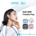 Anker Zolo Power GaN 30W USB C Charger PIQ 3.0 Foldable PPS FastCharger for iPhone 16 Pro Max 15 Pro Max 14 Pro/13ProMax, Galaxy,iPad.