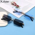 XJiea Rectangular Rimless Sunglasses,Fashion Men Outdoor Sun Glasses,Summer Women Decorative Eyewear,Shopping, Drive to Wear. 