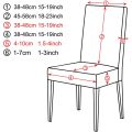 Elastic Dining Chair Cover Stretch Seat Slipcover Jacquard Spandex Protector Case for Kitchen Chair Seat Home Hotel Banquet. 
