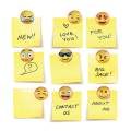 Emoji Fridge Magnets 12pcs Refrigerator Magnets Set For Kitchen Decor Magnetic Message Whiteboard Office Cabinets. 