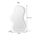 Frameless Wall Mirror Stylish Rectangular Wall-Mounted Bedroom Mirror Lightweight Kawaii Bathroom Mirror for Home Decor Living Room Accessory Beauty Routine Interior Design Housewarming Gift.